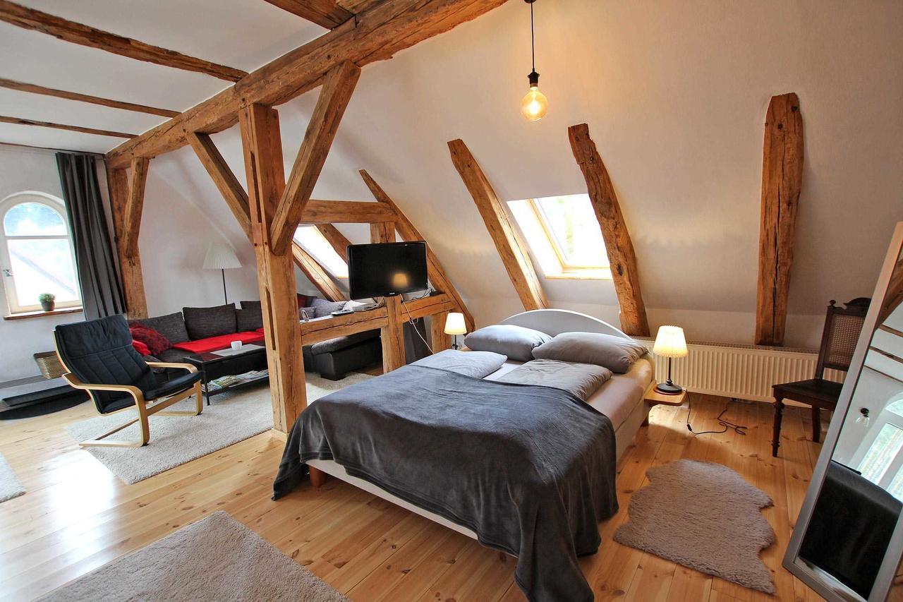 Ferienwohnung Im Forsthaus Am See Schwarz Exterior photo